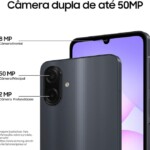 Samsung Galaxy A07 128GB Violeta 4GB RAM Câmera 50MP