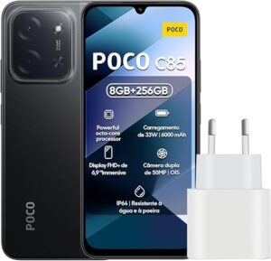 Smartphone Xiaomi POCO C85 4G Espaço de Sobra e Bateria que Dura Dias!