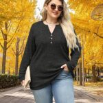 Blusa de Frio Feminina Plus Size Suéter Canelado Túnica Inverno