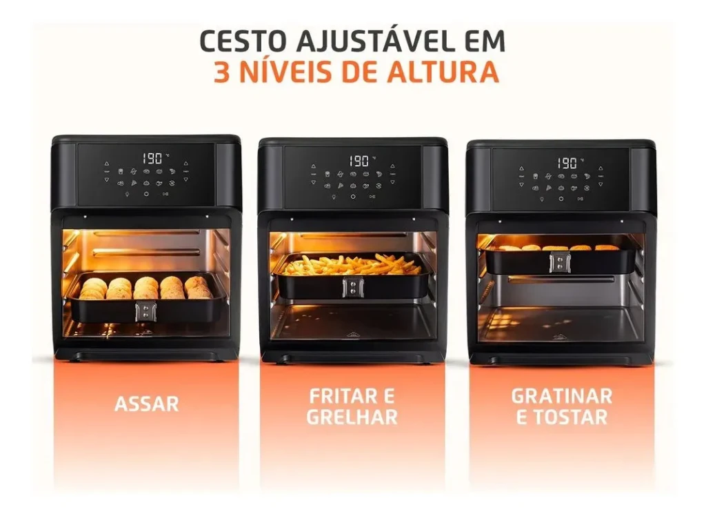 Fritadeira Elétrica Forno Oven Mondial AFON-12L