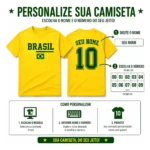 Camisa Brasil Personalizada