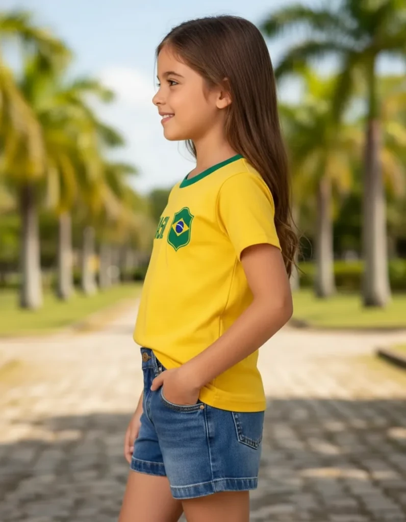 Camiseta Brasil Infantil