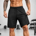 Bermuda Masculina Slim Fit Esportiva Com Elastano Poliamida