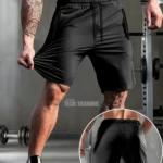 Bermuda Masculina Slim Fit Esportiva Com 100% Elastano Poliamida