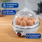 Cozedor Elétrico de Ovos Commlite Para 7 Ovos Com Desligamento Automático