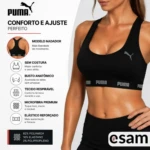 Top Puma Academia Fitness Original Nadador 100% Alta Sustentação