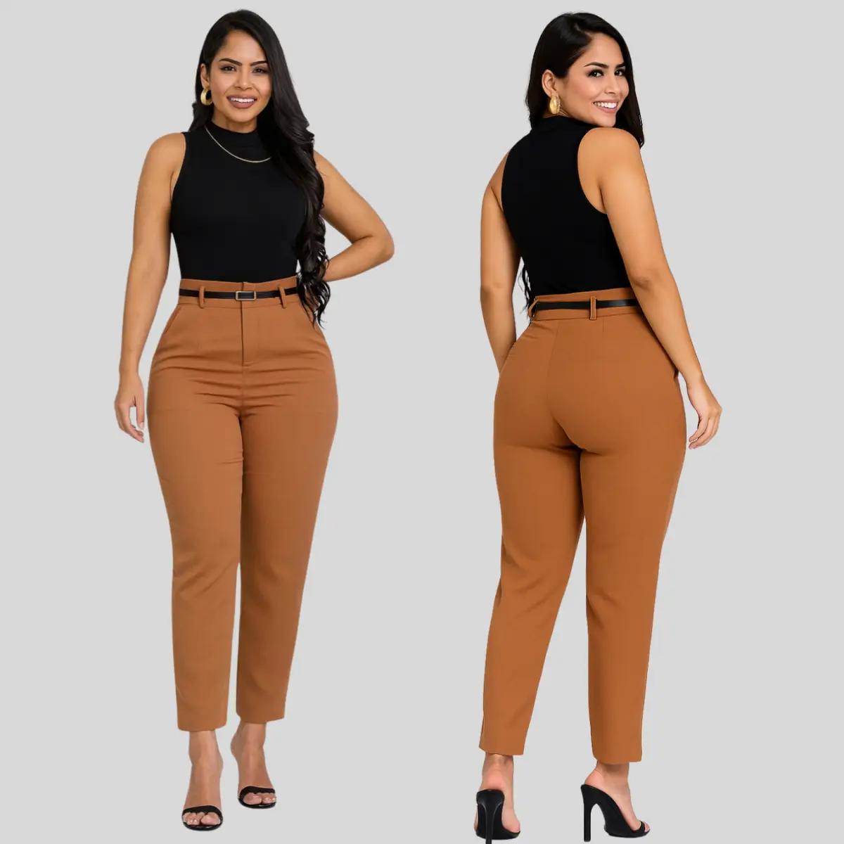 D NQ NP 2X 837316 MLB97992733309 112025 F kit 2 calcas alfaiataria feminina cintura alta