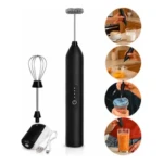 Mini Mixer Misturador De Bebidas Elétrico 2 Em 1 Portátil Recarregável Mexedor De Ovos Whey Leite Café Espuma Shake Drinks Capuccino Suco Comica Sortido