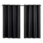Cortina Blackout em Tecido 3,00×2,80 Corta Luz Cor Preta