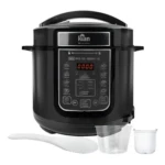 Panela De Pressão Elétrica 5 Litros Aço Inox Preto Multifuncional Kian Ppe 101 127v