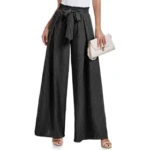 Kit 2 Calças Alfaiataria Feminina Cintura Alta