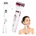 Maquina Depilador Elétrico Feminino 4 Em 1 Pelos Íntimos Branco 127/220v