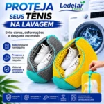 Kit 2 Saco Para Lavar Sapatos Na Máquina De Lavar Prático