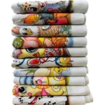 Kit 15 Panos De Prato Pé De Galinha Algodão Estampado Absorvente 70x40cm