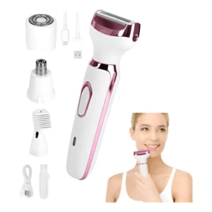 comprar maquina depilador elétrico feminino 4 em 1 pelos íntimos branco 127/220v