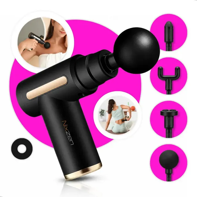 melhor massageador pistola elétrica profissional muscular portátil