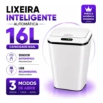 Lixeira Inteligente Automática 16L: Praticidade e Higiene